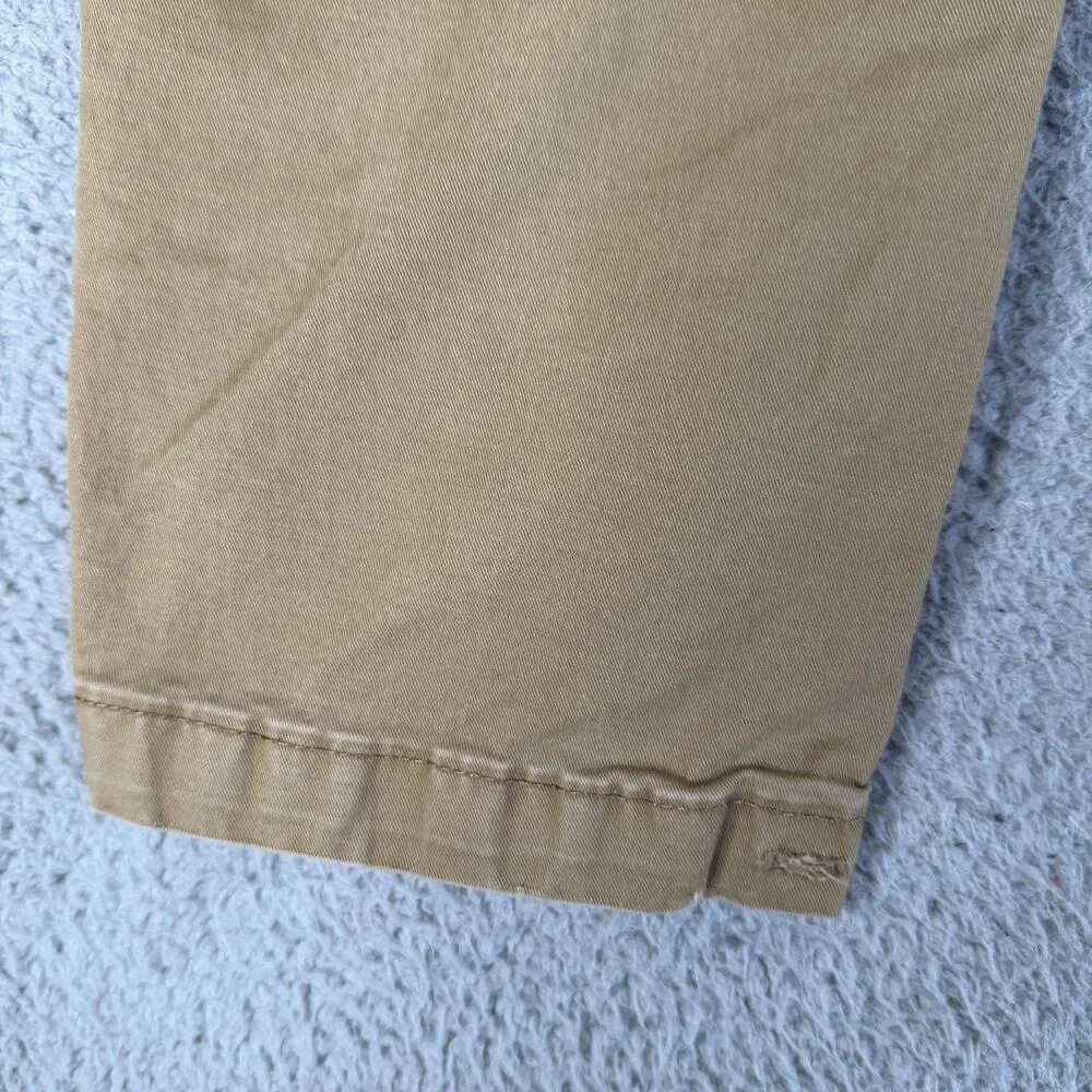 VINTAGE AMERICAN EAGLE Cargo Pant Men 32x34 Khaki Flex Utility Straight Workwear